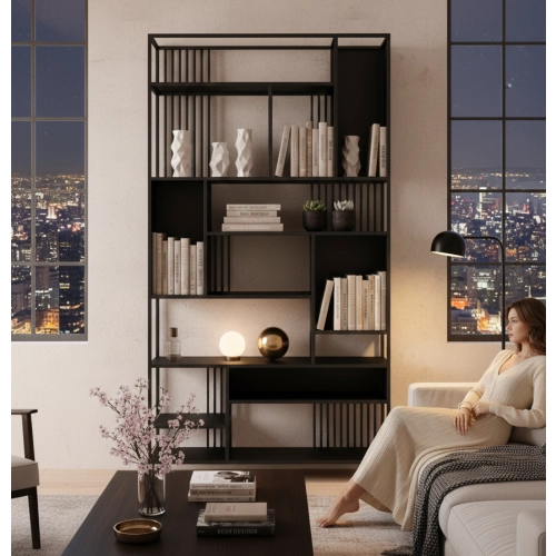 REGAŁ NA KSIĄŻKI METALOWE  RNK-143